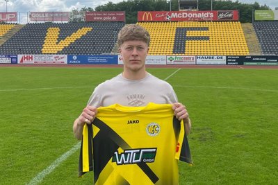 Klarke Greenham geht in der neuen Saison für den VFC Plauen auf Torejagd.