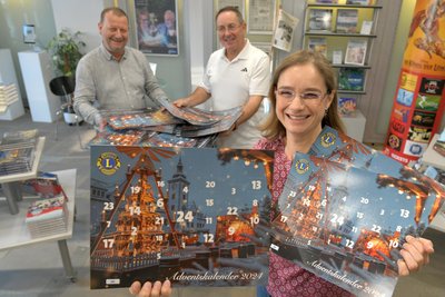 Jeden Tag wird ein Türchen im Adventskalender geöffnet, verkauft wurde er im November im „Freie Presse“-Shop.