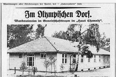 Haus Chemnitz in "Allgemeiner Zeitung" vom 4./5. Juli 1936. 