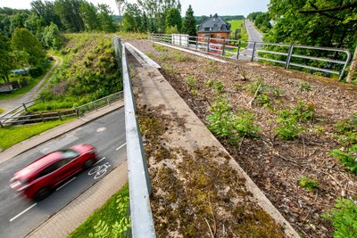 Der geplante Radweg Marienberg-Reitzenhain soll auch die ehemalige Bahnbrücke an der Reitzenhainer Straße nutzen.