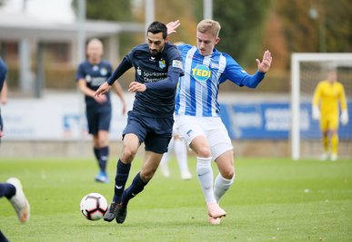 Rafael Garcia (16, Chemnitz) und Sinan Kurth (18, HerthaII)