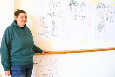 Workshopleiterin Nicole Dürr-Gerstler setzt auf Minimalismus.