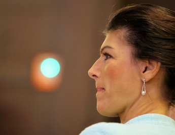 Sahra Wagenknecht, Bundestagsabgeordnete und ehemalige Vorsitzende der Linksfraktion im Bundestag, war am Donnerstag in Zwickau zu Gast.