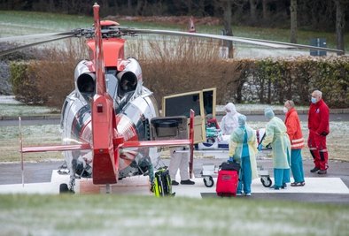 Mit einem Rettungshubschrauber war am Wochenende ein Patient aus dem Zschopauer Klinikum nach Rostock verlegt worden. 