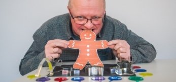 Autor Mario Ulbrich setzt aufs Backen von Bürgermeistern. 