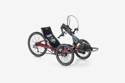 Liegerad: "Hands-on-Cycle" heißt ein 2500 Euro teurer Bausatz von HP Velotechnik, mit dem sich Dreiräder dieser Marke zum Handbike für Menschen mit körperlichen Einschränkungen umbauen lässt. 