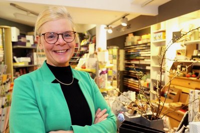 Anke Krause, Vorsitzende des Gewerbevereins, sieht Freiberg auf einem guten Weg. 