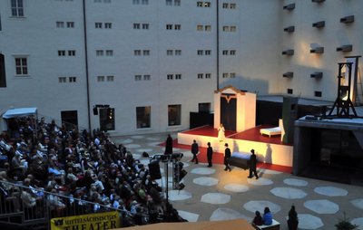 Im vergangenen Jahr lockte die Premiere von "Ich, Grete Beier, Mörderin" viele Gäste zu den Schlossfestspielen nach Freiberg. 