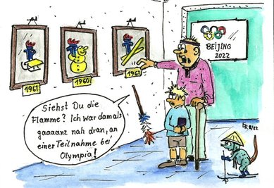 Hier steht, was wirklich wichtig ist. Heute: Nur weil es bei uns nicht schneit, sind wird noch lange kein Olympiastandort.