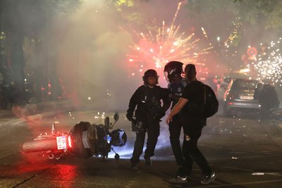Rund 22.000 Polizisten waren landesweit im Einsatz.