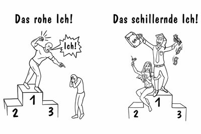 Das Ich von Narzissten will immer auf einem Treppchen stehen - die Mittel dafür reichen von roh und dominant bis alles überstrahlend.