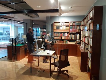 Die neue Arbeitsbibliothek im Tietz.