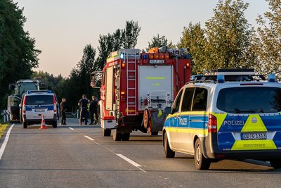 Feuerwehr, Polizei und Rettungsdienst waren im Einsatz. 