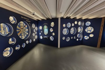 Herzstück des neuen Adorfer Museums: Der auf edel getrimmte Ausstellungsbereich namens Blaues Wunder.