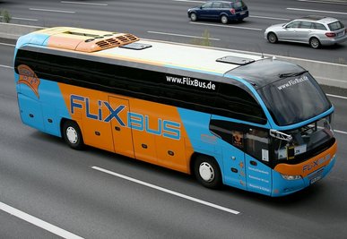 Die Firma Flixbus gehört zu den führenden Fernbuslinien-Anbietern in Deutschland.