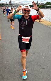 Nico Künzel sind auf der Frankfurter Laufstrecke die Strapazen nicht anzusehen. 