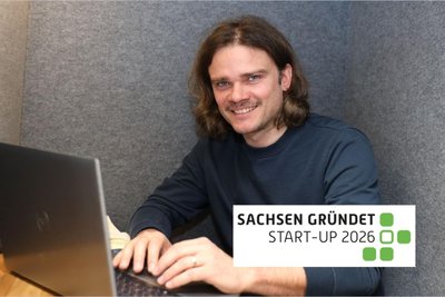 Johannes Bellmann ist Co-Gründer des Leipziger Start-ups BRbase – und hat seine Web‑App bereits an 70 Unternehmen verkauft. 2026 will das Unternehmen weiter wachsen.