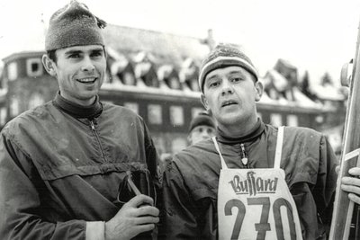 Konkurrenten in der Loipe, Freunde im Leben: der 17-malige DDR-Meister Gerhard Grimmer und Gert-Dietmar Klause (links). 