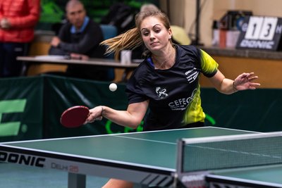 Sophie Schädlich vom BSC Rapid Chemnitz in Aktion.