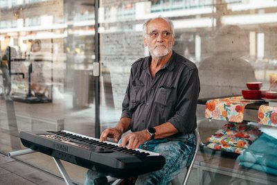 "Viele sagen, sie haben kein Geld": Keyboarder Hans-Peter Reinhold. 