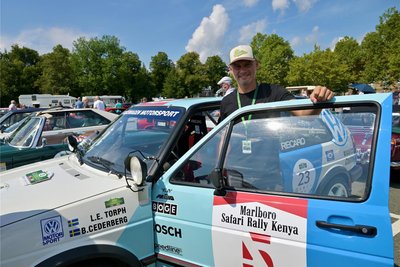 Bei der Sachsen Classic am Start ist auch Rallyefahrer Julius Tannert aus Zwickau.
