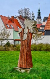 "Das neue Kleid" von Kerstin Vicent in Frankenberg.