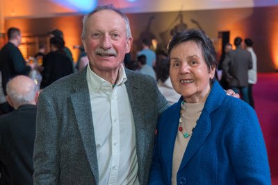 Axel Pfeifer (75) und Sabine Vogel (77) gehörten zu denen, deren Abitur am längsten zurückliegt.