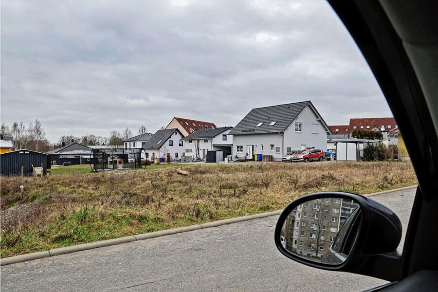 830 Millionen Euro: Rekordumsätze bei Immobilien und Grundstücksverkäufen im Landkreis Zwickau - Eigenheimsiedlungen wie hier gegenüber der Sachsenlandhalle in Glauchau sind in den letzten Jahren im Landkreis Zwickau zahlreich entstanden. 