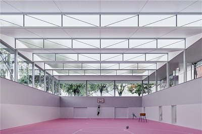 Dieser Entwurf eines Berliner Architekturbüros kam auf Rang 2. 