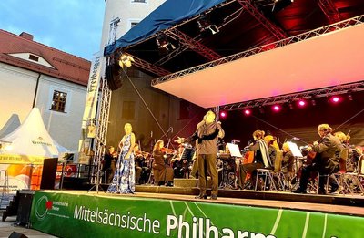 Barbora Fritscher bei ihrem Auftritt.