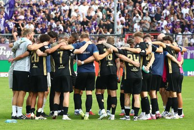 Zusammenhalt beim FC Erzgebirge Aue.