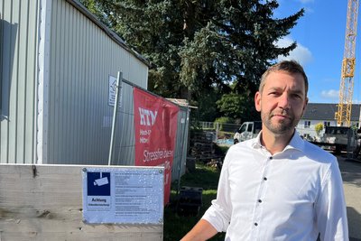 Einrichtungsleiter Andreas Büttner setzt auf Videoüberwachung.