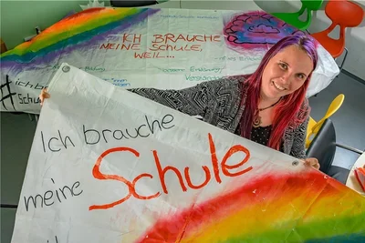 Schulsozialarbeiterin Linda Peter aus Lauter-Bernsbach. 