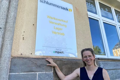 Das neue Schild an der Louis-Ferdinand-Schönherr-Straße weist schon auf den Eigentümerwechsel hin.