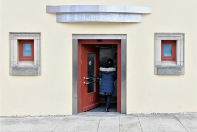 Die öffentliche Toilettenanlage auf dem Obermarkt in Freiberg wurde 2022 saniert. 