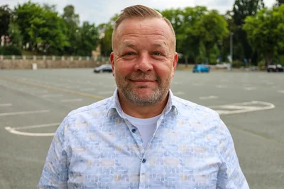 Er organisiert den Rummel dieses Jahr selbst: Schausteller Michael Krämer.