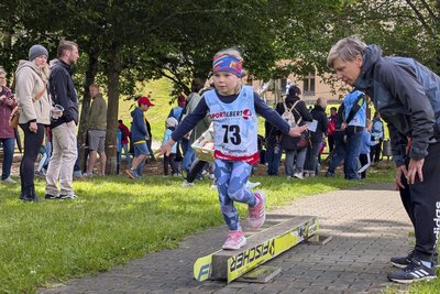 Ein Geschicklichkeitslauf für die Jüngsten gehörte ebenfalls zum Programm des Festes.