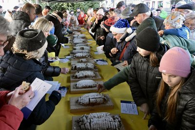 Bei der Stollenverkostung standen 22 Stollen zur Wahl.