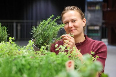 Anna Meincke gab auf der Gartenmesse „Chemnitzer Frühling“ wertvolle Tipps.