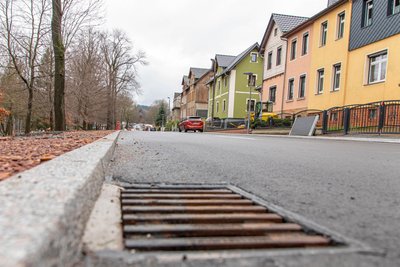 Die Annaberger Straße in Zwönitz kann ab dem 19. Dezember wieder umfänglich befahren werden.