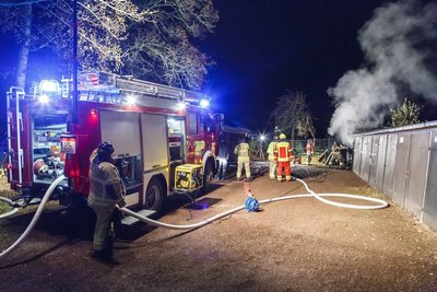 Die Feuerwehr konnte den Brand löschen.