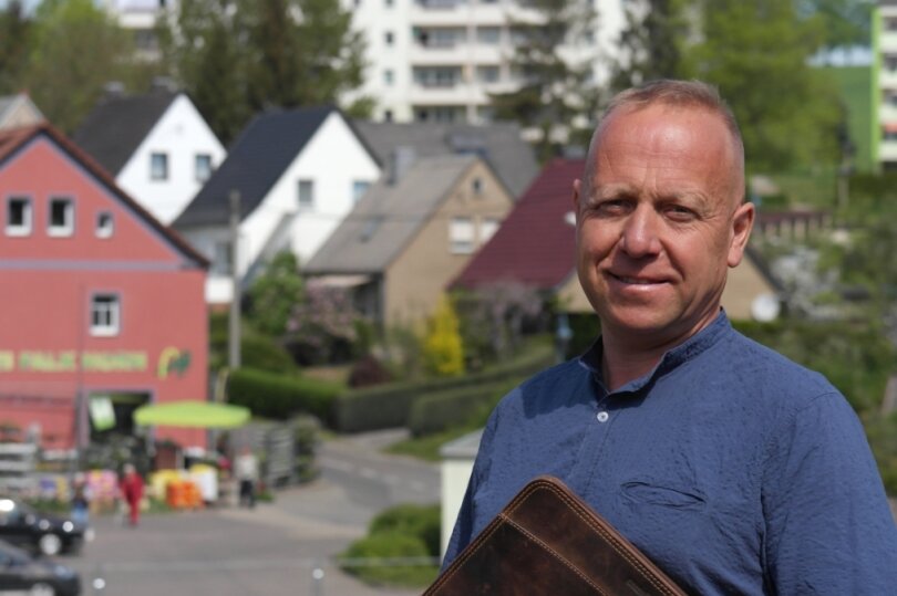 Im Tal der Geringswalder Waldstraße legte Gärtnermeister Falk Horn vor mehr als 30 Jahren die Grundlagen für seine Selbstständigkeit. Den Betrieb wird im Falle seiner Wahl seine Familie weiterführen. 