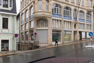 Hat seine Ladentür Ende April geschlossen: das Elektrofachgeschäft Rufemo an der Wolkensteiner Straße.