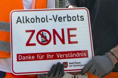 Die Alkoholverbotszone in der Plauener Innenstadt wurde aufgehoben.