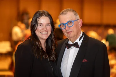 Sarah Holtfreter und Volkmar Thermer kennen sich gut. Die 31-Jährige war bis 2018 Konzertmeisterin bei den Akkordeon Harmonists und denkt über eine Rückkehr nach.