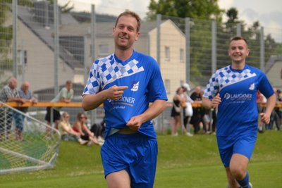 Den FV Blau-Weiß im Herzen: Siegtorschütze Marcus Bergner.