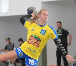 In der Marienberger Offensive sorgte unter anderem Natalie Holeckova mit ihren Würfen für Torgefahr. 