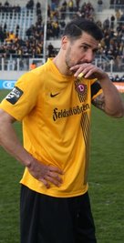 Cristian Fiel ist nach der Partie maßlos enttäuscht.