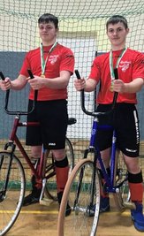 Haben sich als Sachsenmeister für das DM-Viertelfinale qualifiziert: Paul Partzsch (links) und Markus Kropat. 