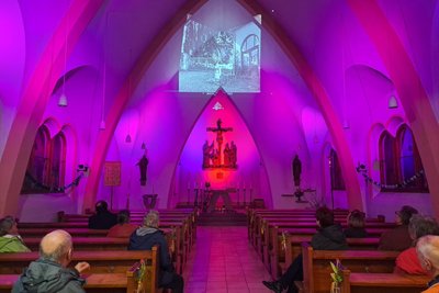 In der katholischen Kirche fand die Veranstaltung einen würdigen Abschluss.